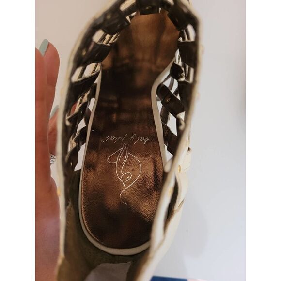 Women's Sandal Stiletttos summer boots studded BABY PHAT Marianela white 10 - Picture 7 of 12